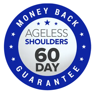 Ageless Shoulders Money-Back Guarantee badge